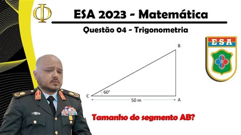 Esa Matem Tica Quest O Trigonometria Youtube