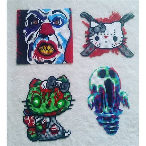 Scary Characters Perler Beads By Nicolebe85 Diy Perler Beads Perler Bead Art Pearl Beads Pattern