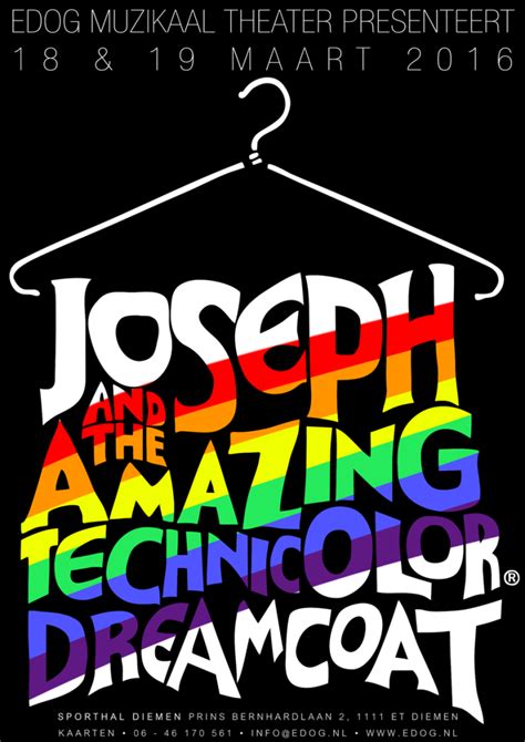 Joseph Poster Oud Edog Muzikaal Theater