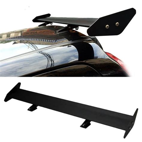 Car Racing Spoiler Universal For Hatchback Auto 105cm GT Aluminum Rear