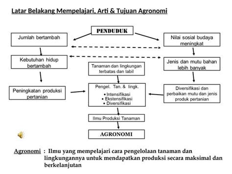 Pengenalan Tentang Dasar Dasar Agronomi Pertanian Ppt