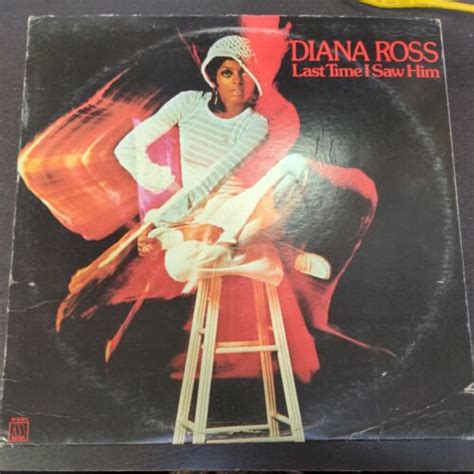 Record Album Diana Ross Last Time I Saw Him LP VG EBay