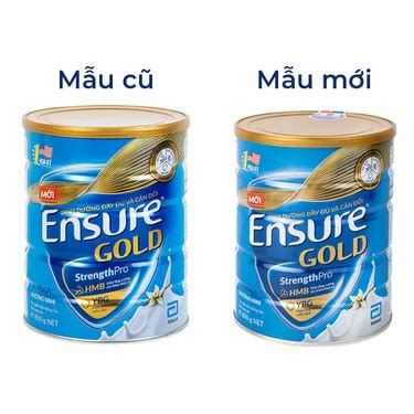 Sữa Ensure Gold mới hương Vani ít ngọt hộp 800g