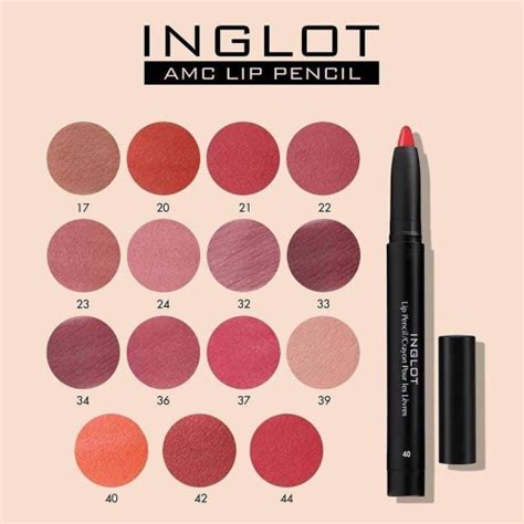 Inglot Amc Lip Pencil Matte with Sharpener at Nice One KSA