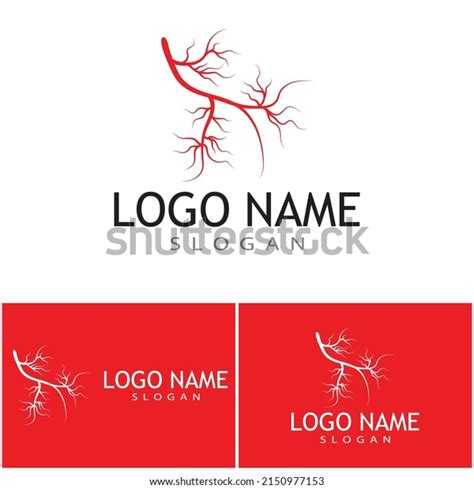 Veins Logo Template Vector Symbol Medical Stock Vector Royalty Free