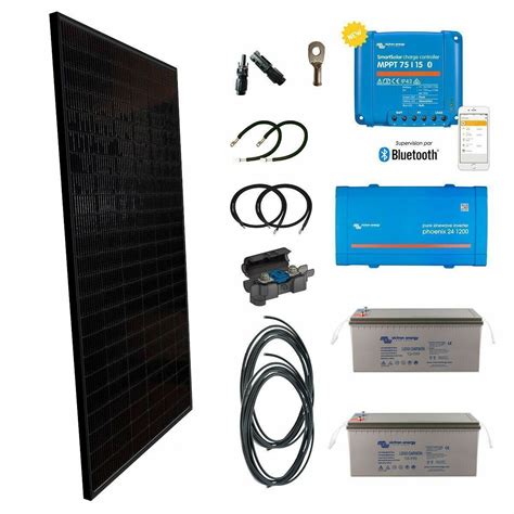 Kit Solaire Hors R Seau Autonome W Convertisseur V Va