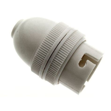 Plastic Hook White Bulb Holder For Electrical Fitting Base Type E40