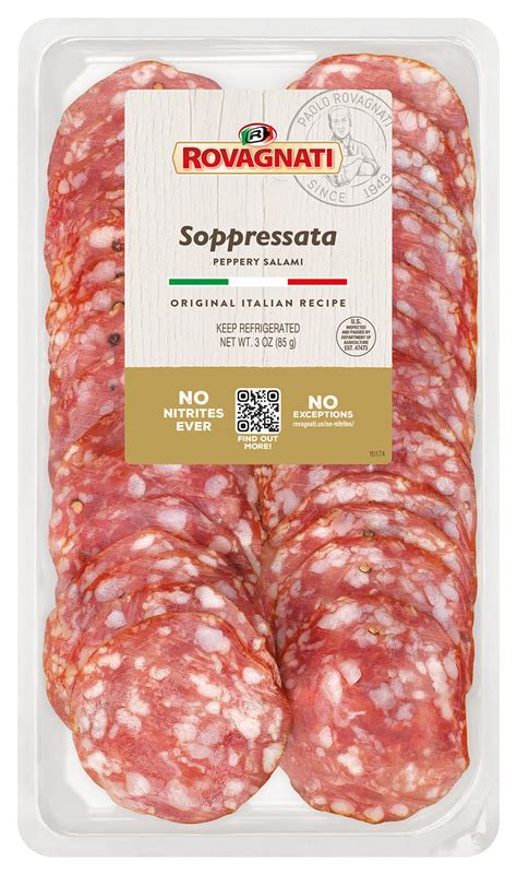 Soppressata Pepperi Salami Rovagnati US