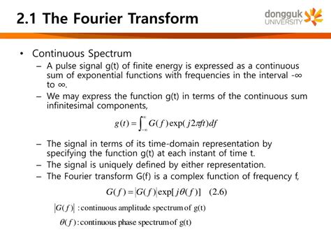 Ppt Chapter 2 Fourier Representation Of Signals And Systems