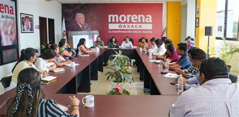 Evalúa Morena escenario político rumbo a las elecciones del 2024 en Oaxaca