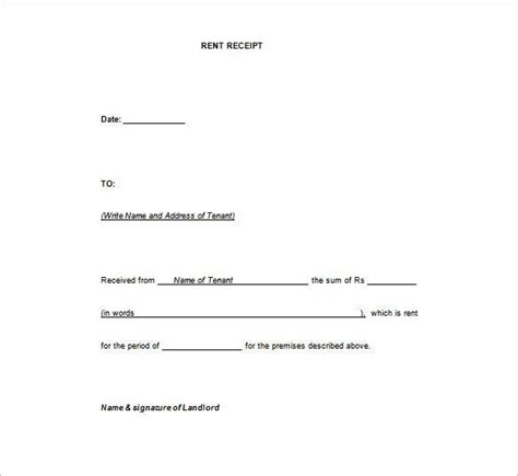 Free 7 Lost Receipt Forms In Ms Word Pdf Excel Lost Receipt Form