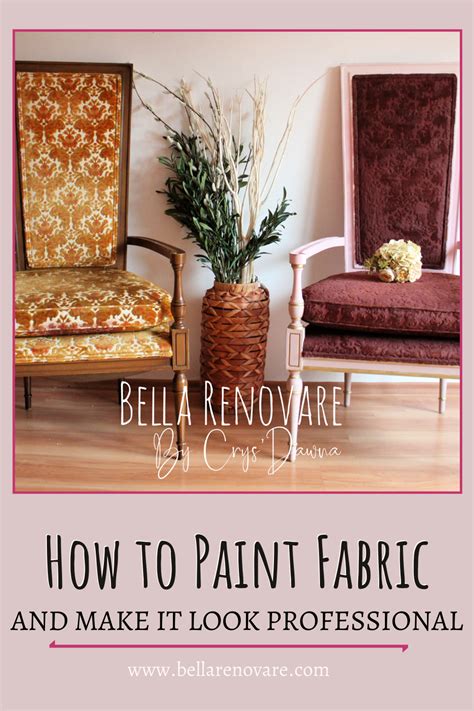 How To Paint Fabric And Make It Look Professional Painting Fabric