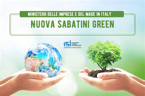 Nuova Sabatini Green Fondazione ISI Fondazione Di Partecipazione