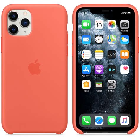 Apple Coque En Silicone Cl Mentine Apple Iphone Pro Mwyq Zm A