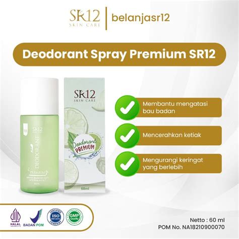 Jual Sr Deodorant Premium Penghilang Bau Badan Ml Shopee Indonesia