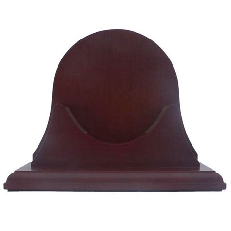 Weems And Plath Single Mahogany Base With Back Panel For Atlantis Collec — Weather Scientific