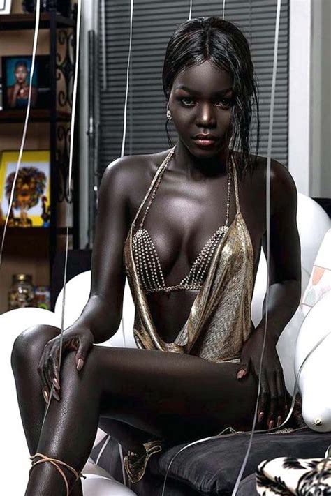 Meet The Beautiful Sudanese Model Nicknamed The Queen Of The Dark