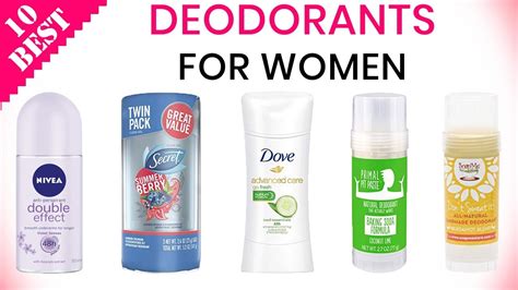 10 Best Deodorants For Women Top Womens Roll On Antiperspirant Stick And Spray Deodorant