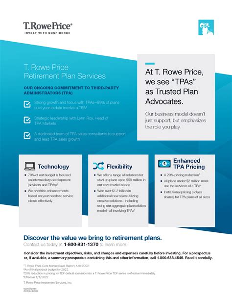 T Rowe Price Retirement Plan Services Third Party Administrators