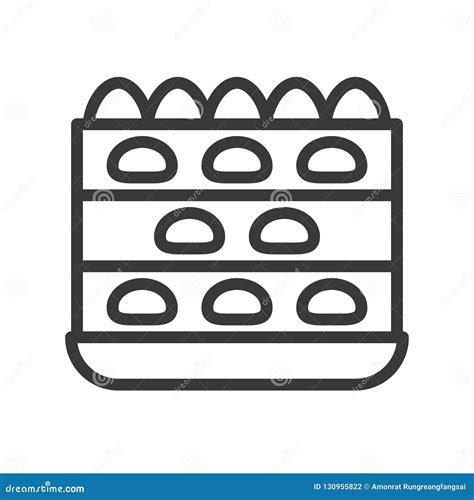 Cake And Sweets Vector Line Icons Set Cake Sweets Pastry Dessert