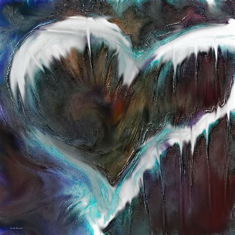 Frozen Heart Digital Art By Linda Sannuti Fine Art America