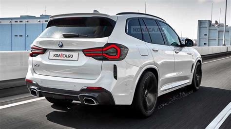 2022 BMW X3 Facelift Unofficially Rendered After Early Chinese Debut