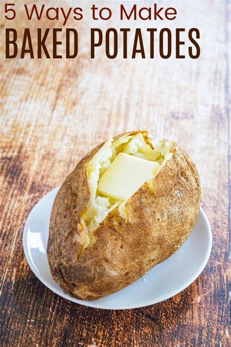 How To Make Baked Potatoes 5 Best Methods Cupcakes And Kale Chips