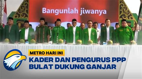 Rapimnas PPP Dukung Ganjar Pranowo Sebagai Bacapres YouTube