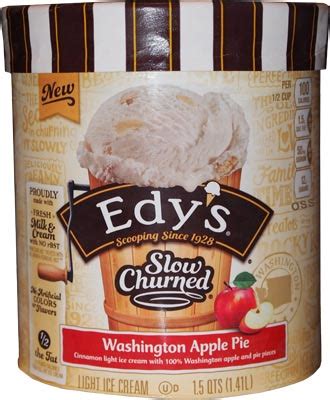 On Second Scoop Ice Cream Reviews Edy S Washington Apple Pie Ice Cream