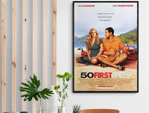 50 First Dates Movie Poster 2004 Etsy