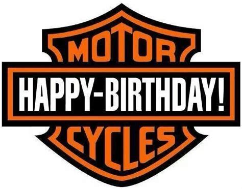 Happy Birthday Harley Davidson Logo Harley Davidson Posters Harley