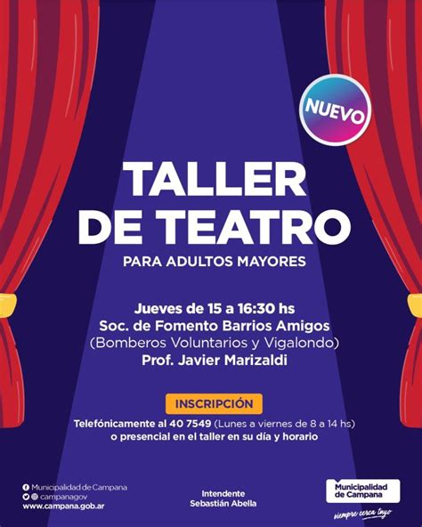 Nuevo Taller De Teatro Para Adultos Mayores Norte News