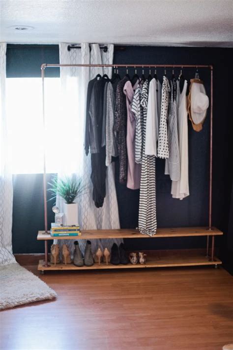 31 DIY Clothing Rack Ideas To Conveniently Increase Storage Space