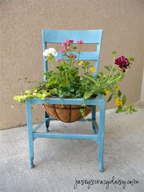 How To Repurpose Old Chairs Into Beautiful Garden Planters Top Dreamer