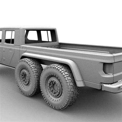 Free Stl File Axial Scx10 3 Iii Rear Bumper Jeep Gladiator Wrangler Jl