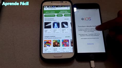 AF Cómo Transferir o Migrar datos de Android a IOS iPhone YouTube