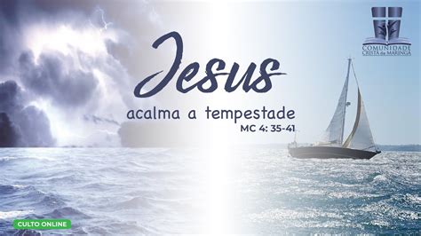 Jesus acalma a tempestade Pr Ricardo França 29 03 2020 YouTube