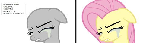 MLP: Crying Fluttershy Base by MLP-Blue-Bases on DeviantArt