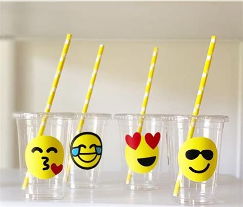 Emoji Party Supplies Emoji Birthday Party Decorations and - Etsy | Emoji party, Emoji birthday ...