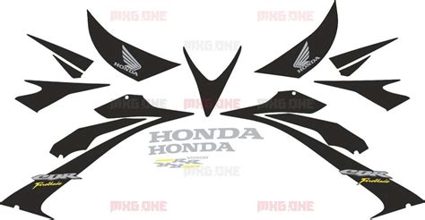 Honda Cbr Rr Fireblade Stickers Set Mxg One Best