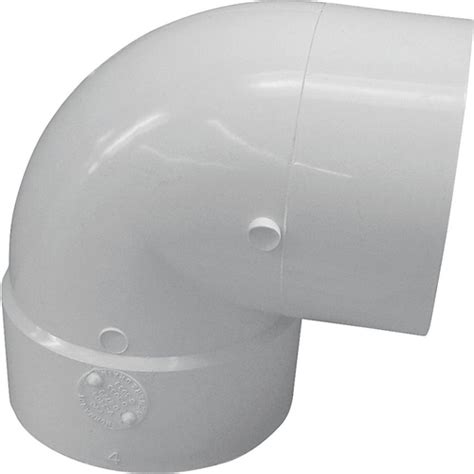 Canplas Bc Short Turn Pipe Elbow In Spigot X Hub Deg