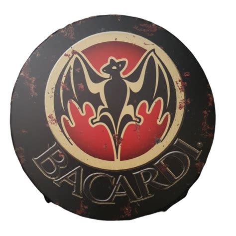 Bacardi Large Bottle Top Wall Art