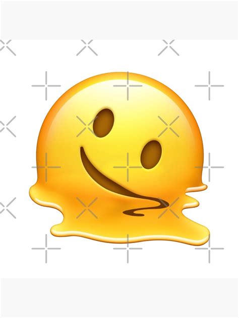 "Melting Face Emoji" Poster for Sale by zulfikangga | Redbubble