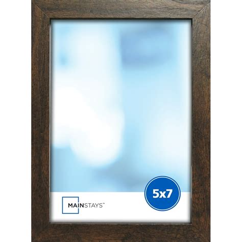 Mainstays MS 5" x 7" Linear Brown Photo Frame - Walmart.com - Walmart.com