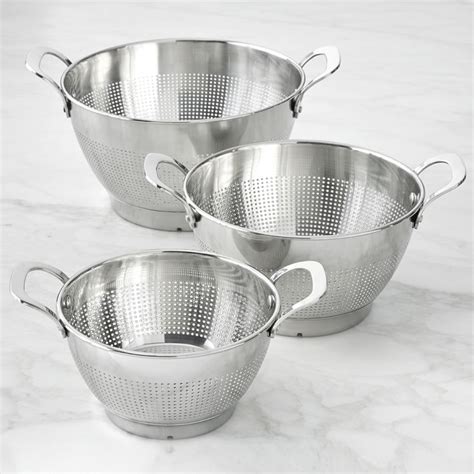 Williams Sonoma Stainless Steel Colanders Williams Sonoma