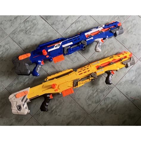 Nerf Elite N Strike Longshot Cs 6 Used Yellowbluemidnight Foam