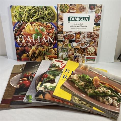 8 Lot Italian Pasta Risotto Cookbooks Recipes Food Ebay