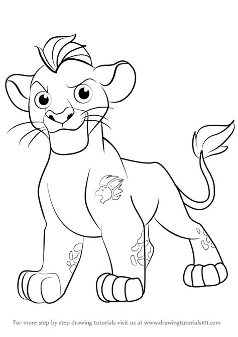 Learn How to Draw Kion from The Lion Guard (The Lion Guard) Step by Step : Drawing Tutorials