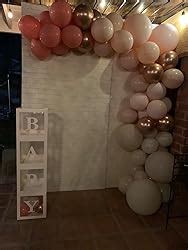 Amazon Blush Ivory Balloons Garland Double Stuffed Nude Brown Cream Balloon Pastel Beige