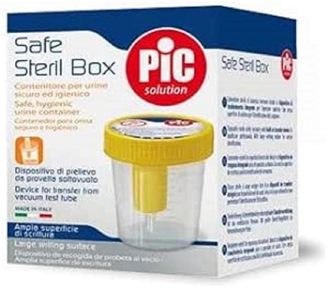 Pic Safe Steril Box Urine Container 100ml Au Health